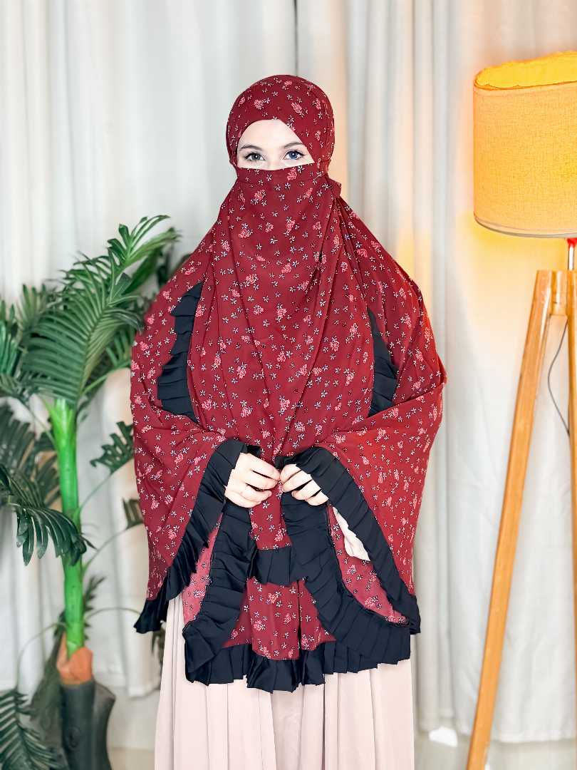 Floral Kuci Hijab,Floral Hijab,Kuci Hijab,Printed Hijab,Premium Hijab,Hijab,Bangladesh Hijab